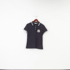 MONCLER WOMEN SLIM FIT LOGO POLO SHIRT